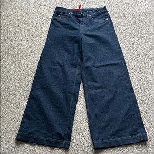 SPANX Dark Blue Flare Jeans L Petite